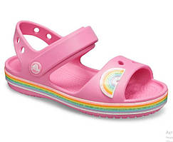 Оригінал Якісні дитячі босоніжки для дівчинки Crocs Crocband Imagination Sandal, р. C13 (30-31)