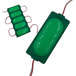 Світлодіодні ЛЕД/LED модулі автомобільні 12V зеленого кольору (COB мило) 80мм довжина, 35мм ширина