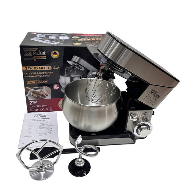Тестомес миксер ZP Line 3500 Вт. 6 л Немецкого качества
