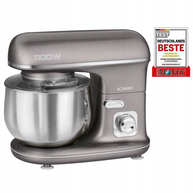 Планетарний міксер Bomann KM 6010 Gray, фото 1