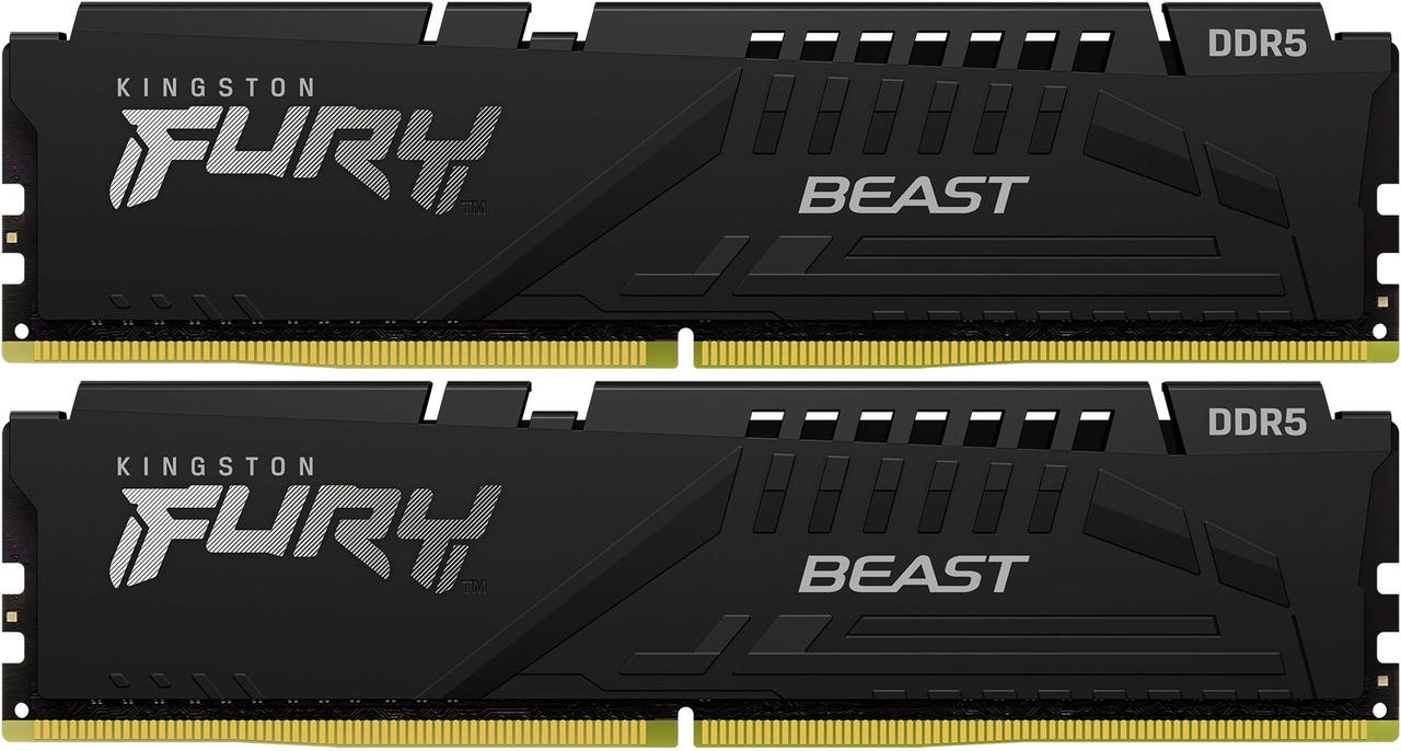 Оперативна пам'ять DDR5 2x16GB/5600 Kingston Fury Beast Black (KF556C40BBK2-32)