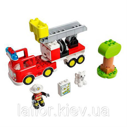 Конструктор Lego Duplo Rescue Пожежна машина 21 деталь, фото 1