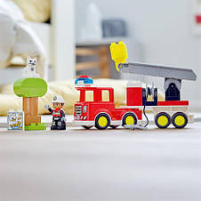 Конструктор Lego Duplo Rescue Пожежна машина 21 деталь, фото 4