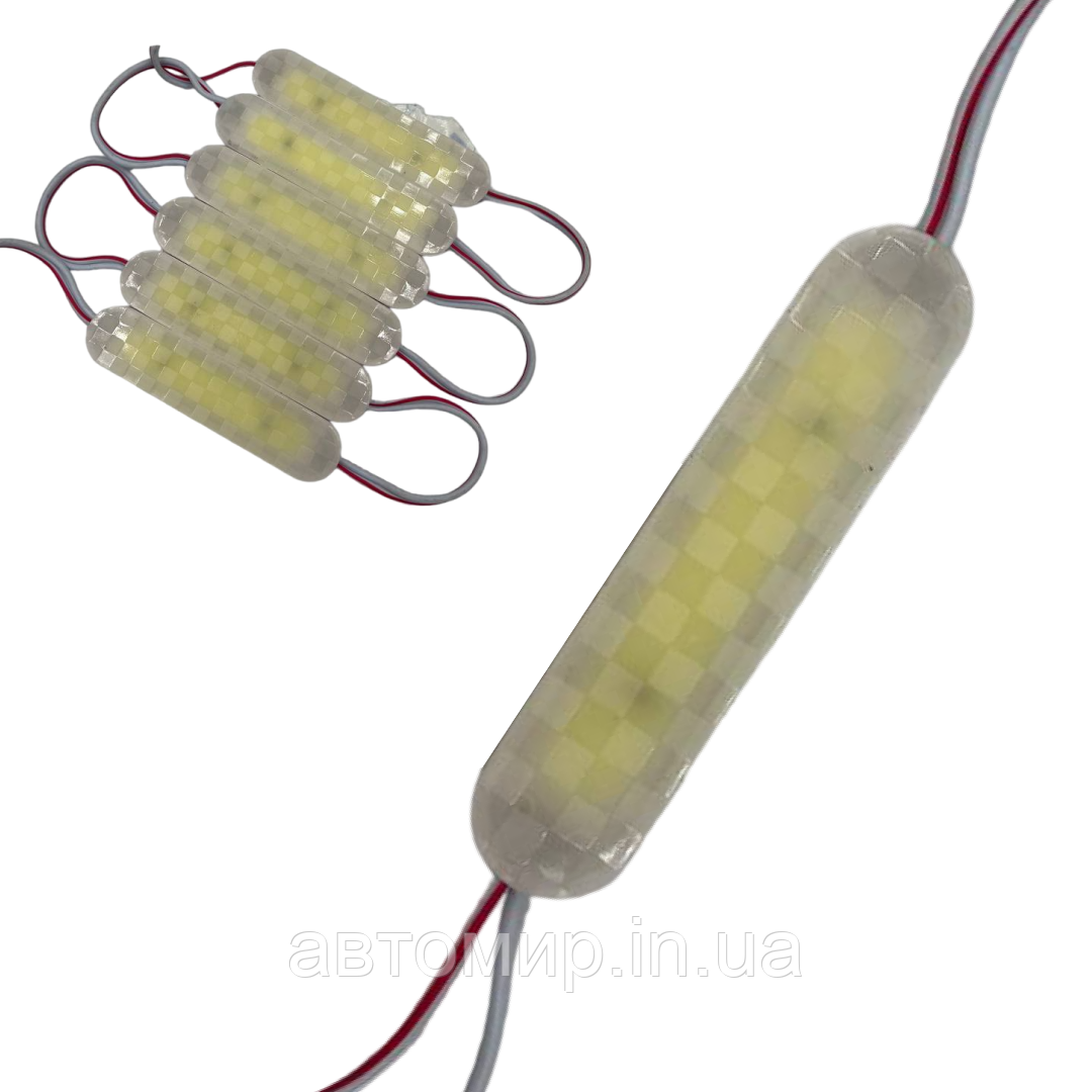 Світлодіодні ЛЕД/LED модулі автомобільні 12V білого кольору (STF) 73мм довжина, 16мм ширина, фото 1