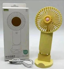 Портативний вентилятор на акумуляторі Mini Fan SQ2200 акумуляторний міні вентилятор 18650 USB, фото 6