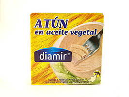 Тунець у соняшниковій олії Diamir Atun En Aceite Vegetal 80г (Іспанія)