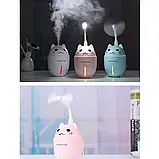 💙Зволожувач повітря Humidifier Нічник Котик 320 мл USB ультразвуковий, фото 6