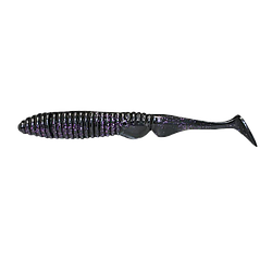 Силікон Jackall Ammonite Shad 3"(8шт)Maruhata Sexy Black (181776) 5672018