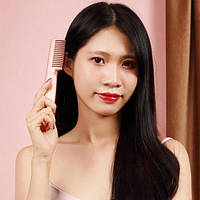 Расческа для выпрямления волос электрическая с USB-портом Hair Comb Розовая 18703 PS
