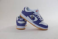 Кроссовки Nike SB Dunk Low женские, кроссовки найк сб данк фиолетовые кожаные, найки данки