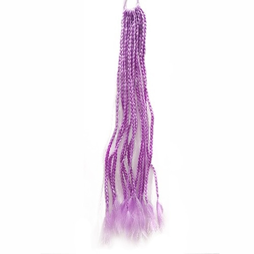 Афрокосички Бузкові 12 шт. на гумці омбре 60 см. Канікалон, фото 1