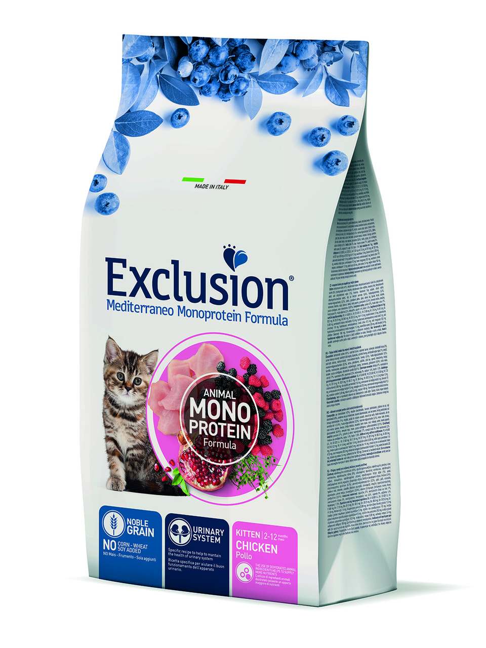Сухий корм Exclusion Kitten Chicken для кошенят з куркою 1.5 кг