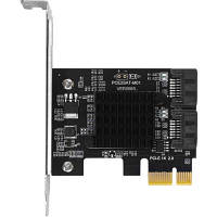 Контроллер Dynamode PCI-E to 2 х SATA III 6 Gb/s, 2 ch PCI-E-2xSATAIII-Marvell p