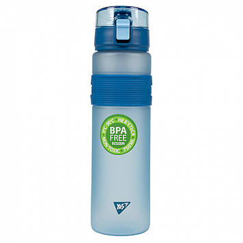 Пляшка для води пласт. "Yes" 750мл Fusion синя №708193(48)