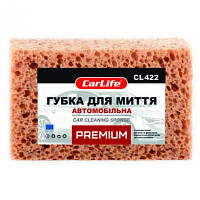 Губка для миття CarLife PREMIUM з великими порами 190x120x70mm, коричнева CL-422 p