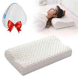 Подушка ортопедична GH1188 + Подарунок Подушка для ніг і ступень Contour Legacy Leg Pillow / Подушка для сну