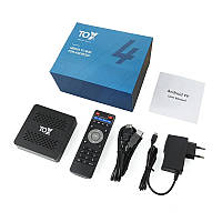 Смарт ТВ приставка TOX4 4/32 Гб Smart TV Box Android 13