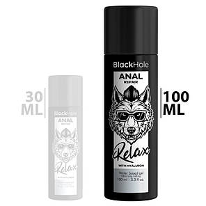 BLACK HOLE - ANAL REPAIR WATER BASED RELAX WITH HYALURON 100 ML, фото 2