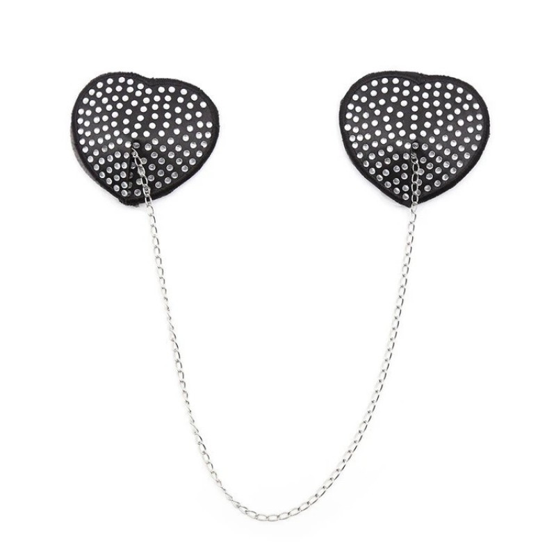 Стикині на соски з паєтками Nipple Pasties White