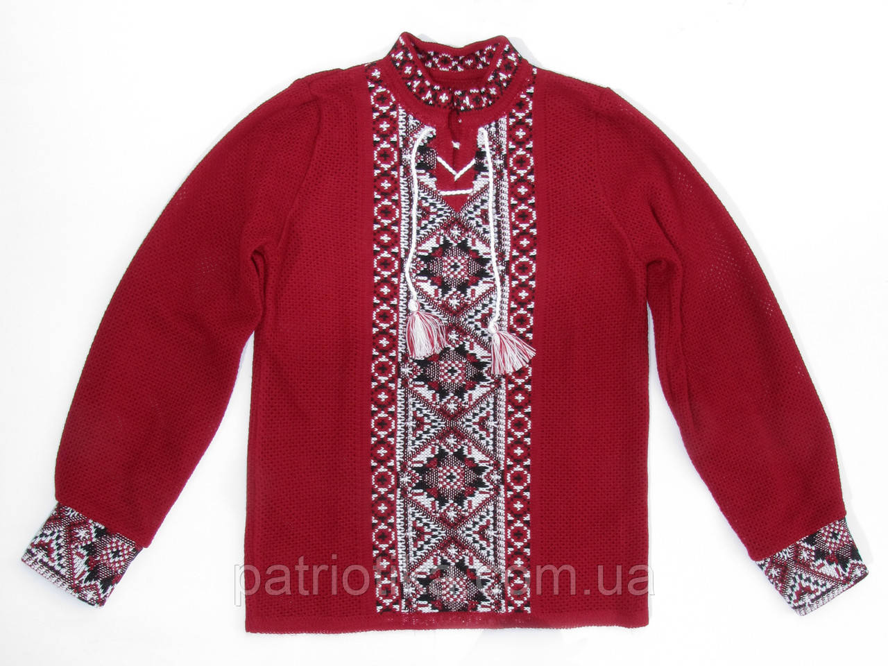 В'язана вишиванка для хлопчика 0142