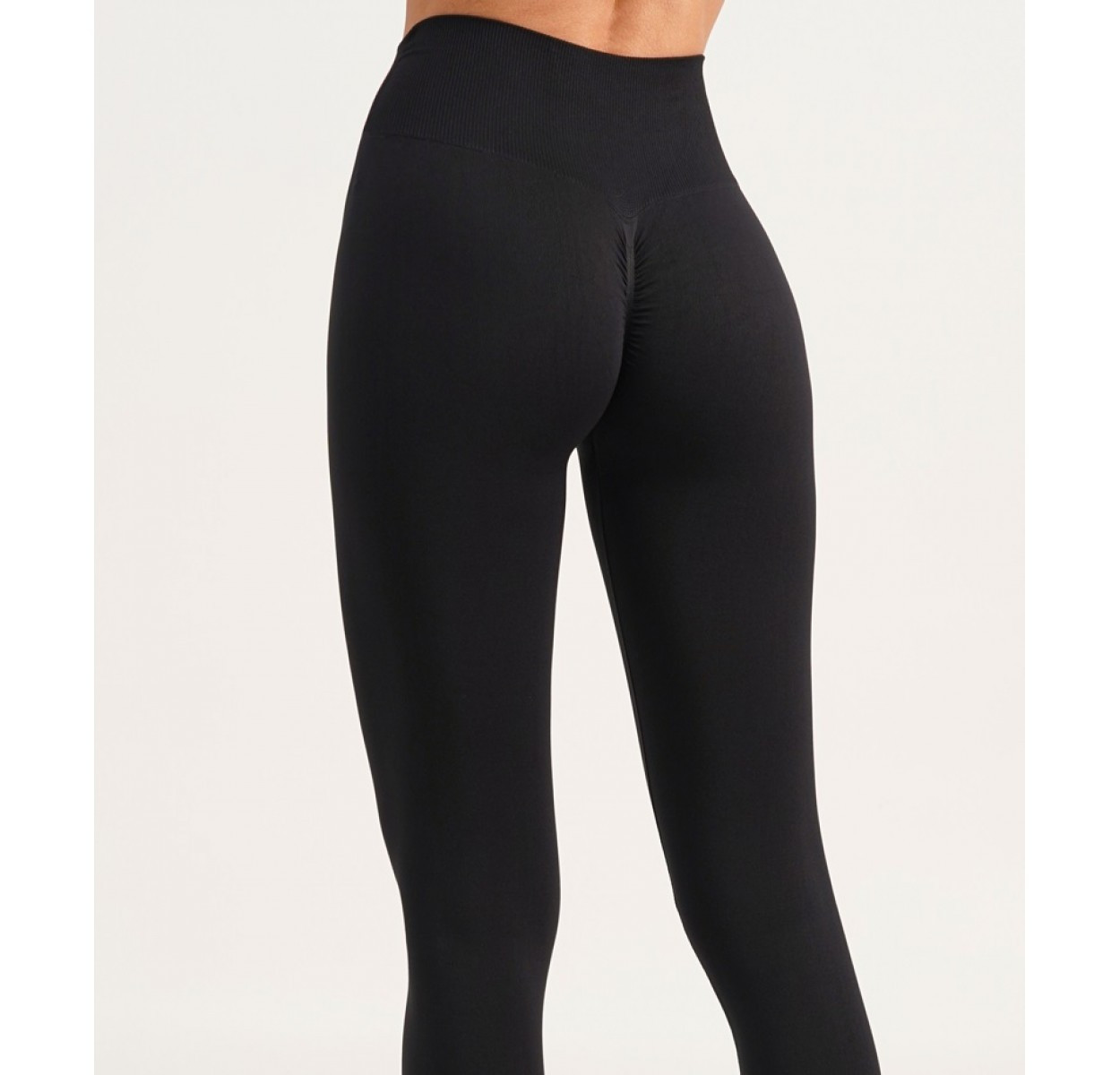 Лосіни спортивні стильні для фітнесу з ефектом пуш-ап Giulia Leggings Shape чорні S/M L/XL