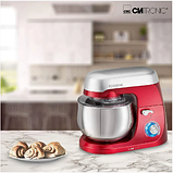 Планетарний міксер з чашею, тістоміс побутової для дому 1000 Вт 5 л Clatronic Тістомісильні машини, фото 4