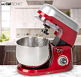 Планетарний міксер з чашею, тістоміс побутової для дому 1000 Вт 5 л Clatronic Тістомісильні машини, фото 9