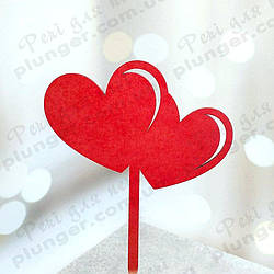 Топер, декор для кондитерських виробів З Днем Св. Валентина 5