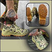 Мужские тактические крепкие кроссовки lowa dawn oliva низкие демисезонные, прочная тактическая обувь Voїn