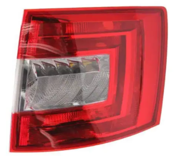 Ліхтар правий Skoda Octavia A7 СOMBI 13-17 (P21W*3/PY21W/W5W*2) TYC без ламп