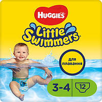 Huggies Little Swimmers (хаггис литл свимерс) многоразовые подгузники-трусики для плавания (7-15 кг), 12 шт