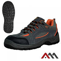 BSPORT 2 СЕРЫЕ ТУФЛИ Рабочая обувь: Спортивная защитная обувь со стальным носком, изготовленная из натуральной