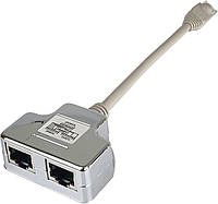 Модульный разветвитель PremiumCord RJ45 2 порта 10/100Base T, SMD2