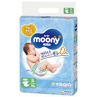 Подгузники Moony S 4-8 кг 70 шт 4903111138302 ZXC