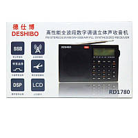 Deshibo RD1780L DSP всеволновый радиоприемник ДВ СВ КВ SSB RDS Авиа
