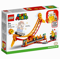 Конструктор LEGO Super Mario Поїздка на лава-хвилі додатковий набір (218 деталей)