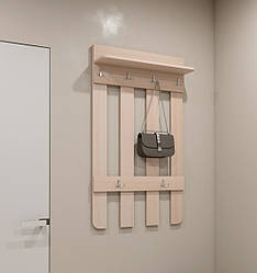 Вішалка в передпокій колір Дуб молочний