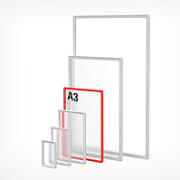 PF - A3 Рамка прозора пластикова