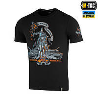 M-Tac футболка Стальное Рыцарство Black, тактическая футболка, армейская летняя футболка, мужская футболка