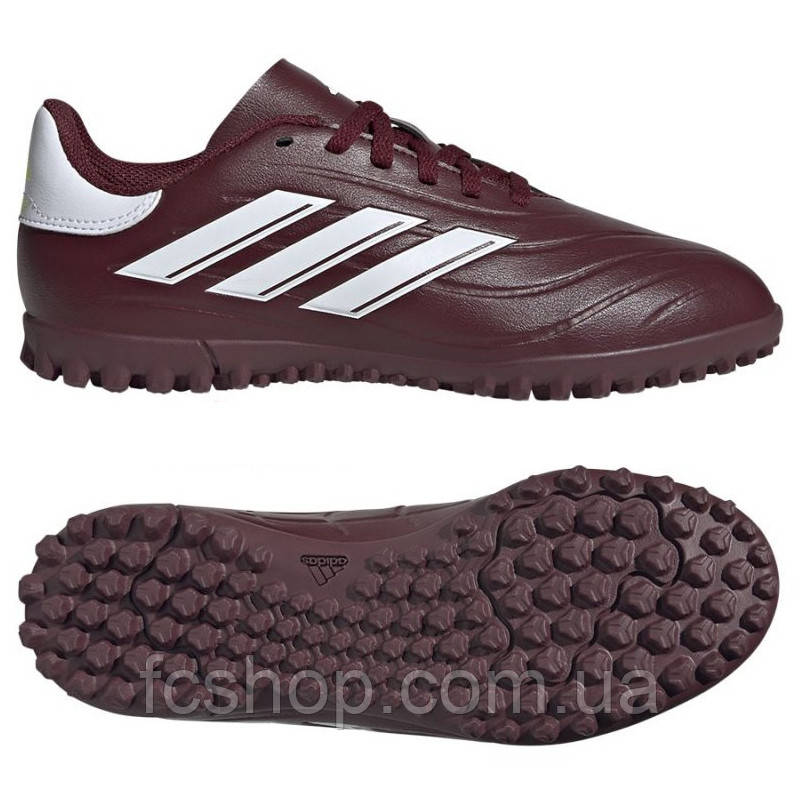 Сороконіжки дитячі Adidas Copa Pure 2 Club IE7530, Бордовий, Розмір (EU) — 29