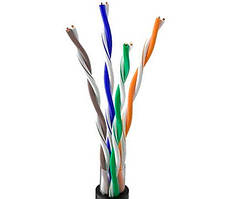 Вита пара (UTP мідь зовнішній) OK-Net КПП-ВП (100) UTP кат.5е, 4х2х0.51 бухта 305м, вуличний кабель