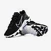 Чоловічі кросівки Nike React Vision Black White чорно білі текстиль дихаючі легкі весна літо, фото 3