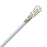 Кабель ЗЗКМ Cat. 5e U/UTP 4х2х24 AWG (мідь внутр), бухта 305м, 8 жил, довжина 305 м