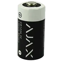 Батарейка CR-123 Ajax 3В для живлення бездротових датчиків 34.5x17x17 мм