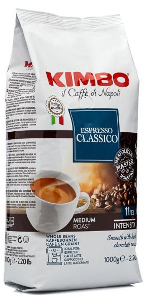 Оригінал! Кава в зернах Kimbo Espresso Classico 1кг, 40/60, Італія