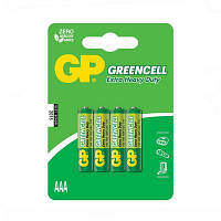 Батарейка Gp AAA R03 солевая * 4 24G-U4 / 4891199000478 ZXC