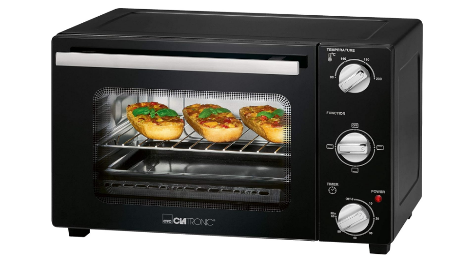 Духовка електрична настільна для дому,дачі 1300 Вт 20 л Clatronic MBG 3726 Електродуховка для випічки, фото 1