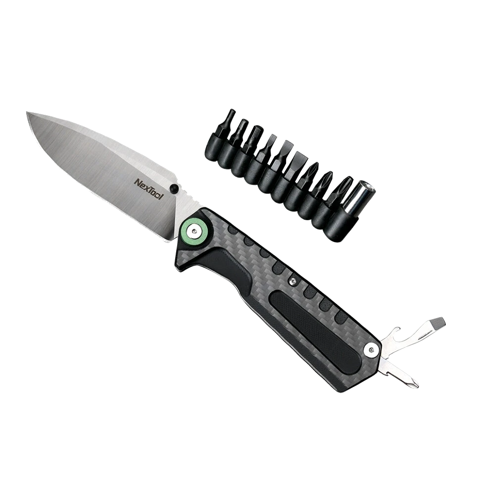 Багатофункціональний ніж 3 в 1 Xiaomi NexTool NE20021 Black (6945064210863), фото 1