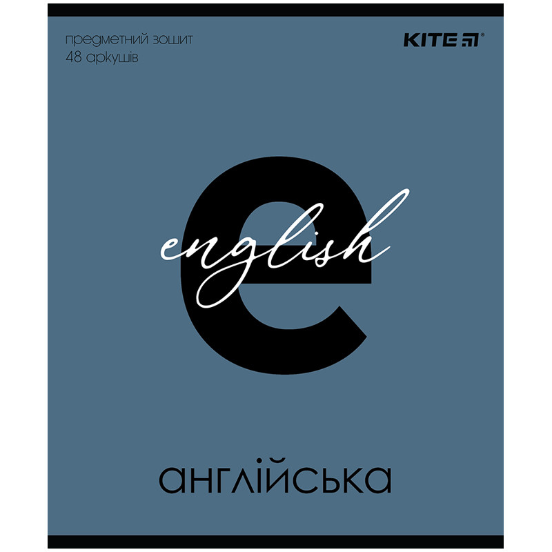 Зошит предметний Kite Letters K24-240-2, 48 аркушів, лінія, англійська мова