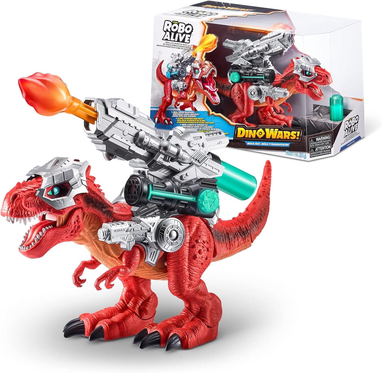 Robo Alive Dino Wars Mega-Rex by ZURU війна динозаврів 71101
